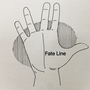 fate Line in Palmistry