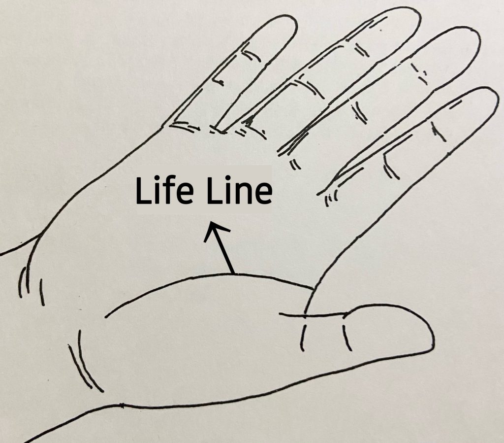 Life Line in hand