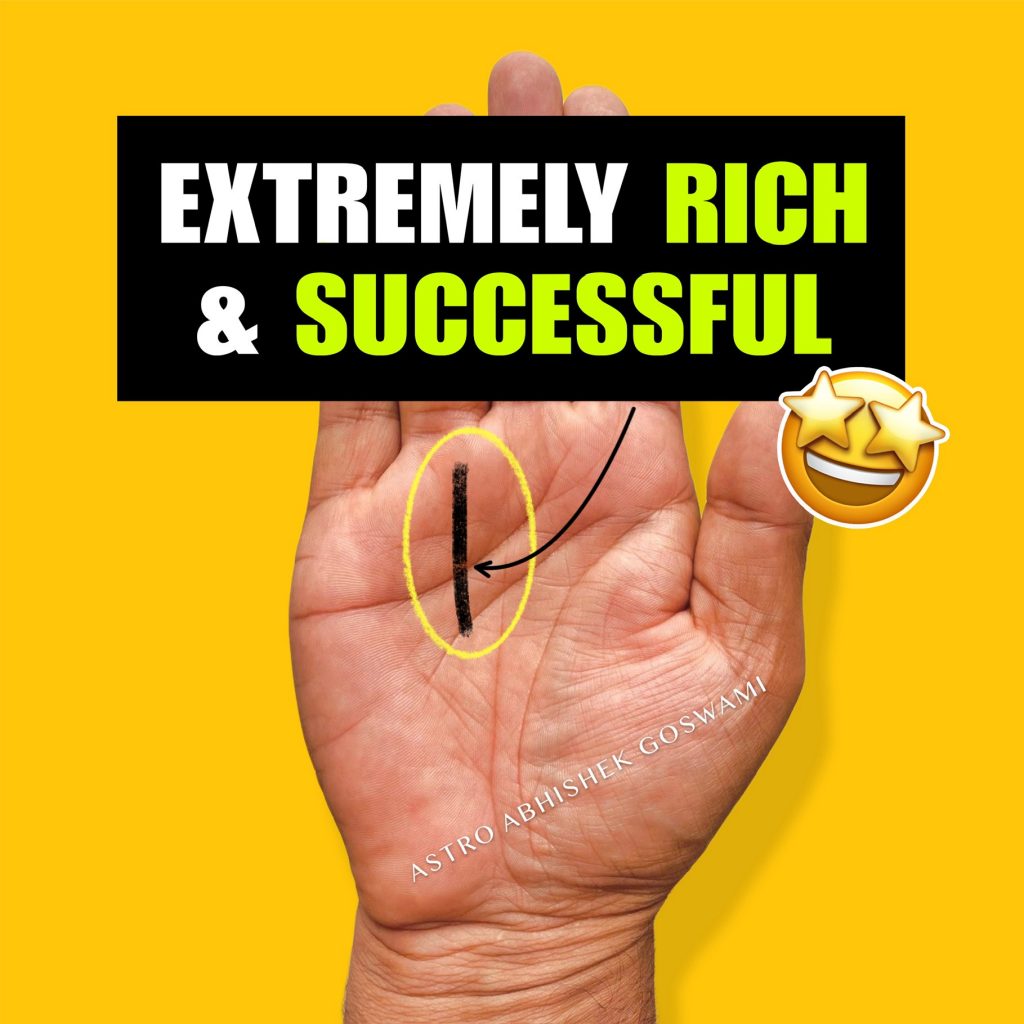 Palm Reading - Read Sun Line in Hand for Luck, Wealth & Success
