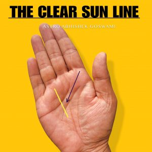 sun line in palmistry